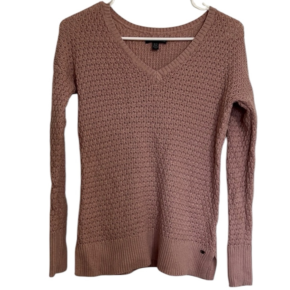 American Eagle Soft Blush Knit Longsleeve Sweater Size XS